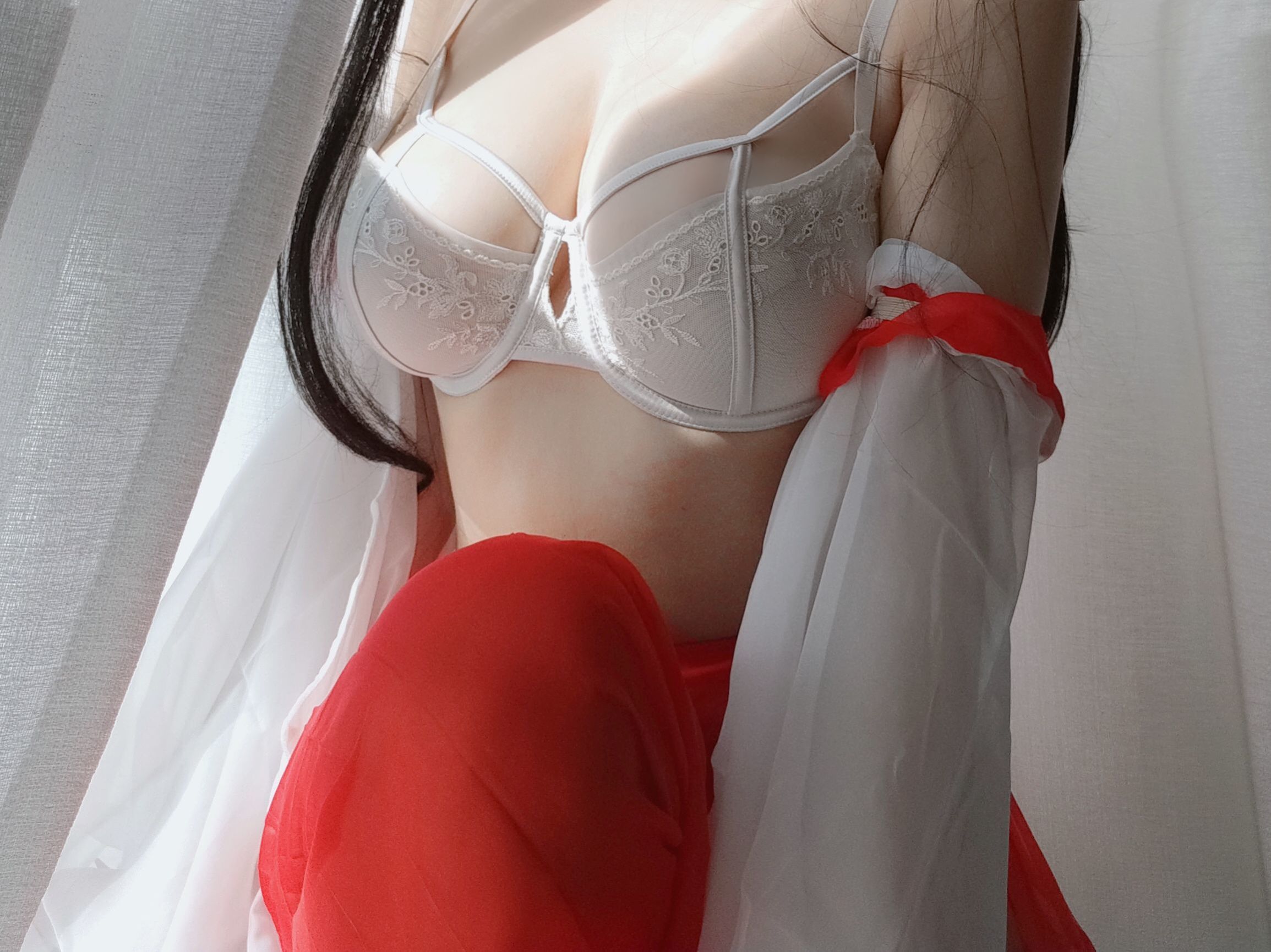 [网红COSER]动漫博主小仓千代w巫女插图